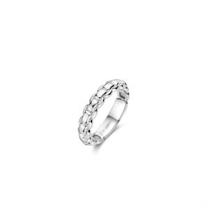 Ti sento Bague - 12319SI Argent Rhodié Effet Matelassé