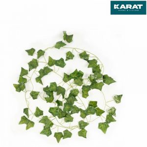 Guirlande de lierre artificiel Plantes artificielles pour la décoration En pack de 12 20 attaches-câbles incluses Longueur : 215 cm