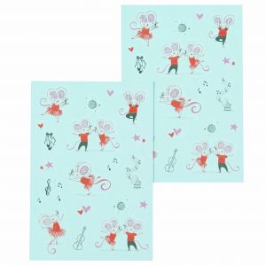 Tatouage enfant Rex London temporaires Mimi Et Milo (x2)