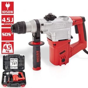 Hecht 1028 Perceuse à percussion puissante rotatif support SDS-Plus avec coffre de transport 1050W