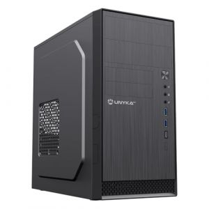 Boîtier Micro ATX UNYKAch AERO C12 V2 USB 3.0/Type-C Audio HD Noir 2,4 kg