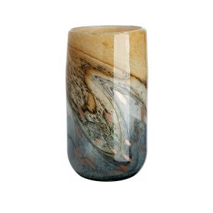 GILDE GLAS art Vase - Cadeau d'anniversaire pour Femme - Décoration Moderne - Hauteur : 30,5 cm