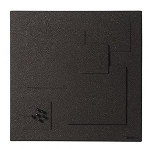 Image de Bi-office Black Squared Tableau d`affichage en liège 45 x 45 cm Noir - WT0332033