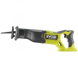 Ryobi Scie sabre sans fils 18 volts ONE+, Brushless, pour coupe d'acier, plastique, bois, course 32mm, (sans batterie ni chargeur) - RRS18BL-0