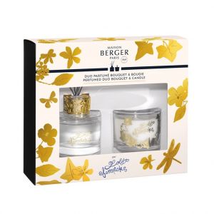 Maison Berger Paris Duo de mini bouquet et bougie Lolita Lempicka transparent