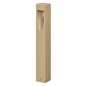 Ledvance Borne extérieure lumineuse en aluminium bois, 50cm