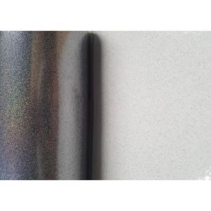 Nappe Transparente Paillette Disco – Rectangle 140 x 200 cm - Film décoratif PVC Transparente à Paillette Multicolore (sans Plis)
