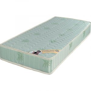 Lot de 2 x 80x200 cm ressorts ensaches + 5 cm Memoire de Forme 60 Kg/m3 - Matelas Luxe aloe + 2 Oreillers memoire de forme + 2 Aleses Offerts - Hauteur +/- 19 cm - Accueil Moelleux - Soutien Tres Ferme - 5 Zones de Confort - Hypoallergenique