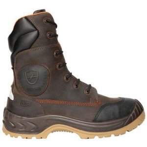 Parade Chaussures sécurité hautes S3 homme Narena, pt 45, marron,