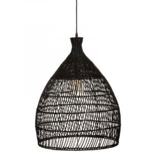 Atmosphera Suspension Rtn Lea D49 cm - Noir