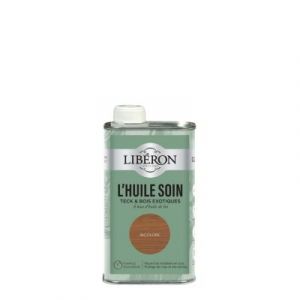 Image de Liberon L'huile soin meubles et boiseries - Pour Teck & bois exotiques, Incolore 250ml