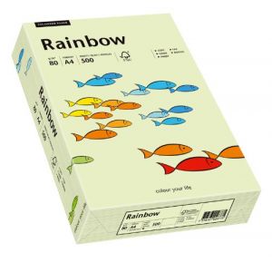 Image de Papyrus 88042585 - Ramette de 500 feuilles de papier Rainbow 21 x 29,7 cm, 80 g/m², vert clair