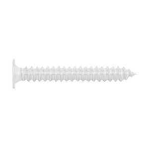 Index + 500 vis à tôle PH2, tête extraplate 4,2 x 22 mm zingué blanc pour tôle et PVC - TCPB4222