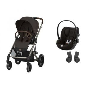 CYBEX - Poussette DUO Balios S Lux Chocolate Brown + Cloud G Magic Black