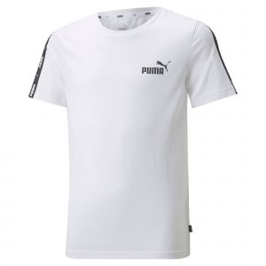 Puma T-shirt &agrave; Manches Courtes Ess+ Tape 3-4 Years White