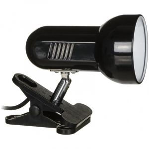 Activejet Lampe de bureau aje-clip Noir Métal Plastique 60 w