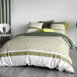 Easy Dort Parure de lit - Nayaa - 240x260 cm - 100% coton - Certifiée Oeko-Tex - Élégance chic