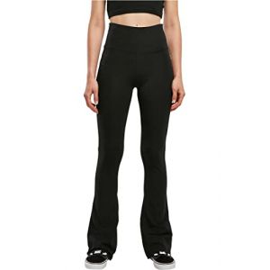 Urban classics Legging en Jersey Stretch pour Femme Pantalon de Yoga, Noir, XXL