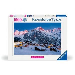 Ravensburger Puzzle Adulte - Puzzle 1000 pièces - L‘Oberland bernois, Mürren (Puzzle Highlights) - Adultes et enfants à partir de 14 ans - Puzzle de qualité supérieure - Paysages & Nature - 12000254