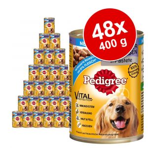 Pedigree Adult Classic - Paté pour chien : trio de volailles (12 x 400 g)