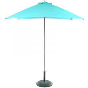 Image de Hesperide Parasol droit carré Anzio - L. 200 x l. 200 cm - Bleu émeraude