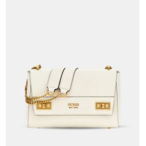 Image de Guess Sac besace Katey effet serpent Beige - Couleur Beige - Taille Taille unique