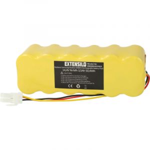 EXTENSILO 1x Batterie compatible avec Samsung Navibot SR8847, SR8843, SR8844, SR8845, SR8846, SR8840, SR8841 aspirateur (3500mAh, 14,4V, NiMH)