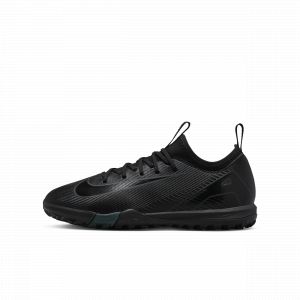 Nike Chaussure de foot basse pour surface synthétique Jr. Mercurial Vapor 16 Academy pour enfant/ado - Noir - Taille 38 - Unisex