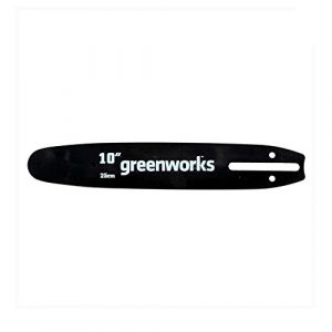 Greenworks Sabre de rechange pour tronçonneuse (barre de 25 cm adaptée aux tronçonneuses de la série 24 V