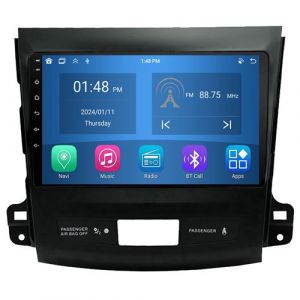Autorrádio 4GB RAM+64GB ROM RoverOne para Mitsubishi Outlander 2 CW0W 2005-2011 Citroen C-Crosser Peugeot 4007 2007-2012