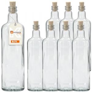 8x Bouteille 700ml Pour Teintures de Vin + Li&egrave;ge Fi21 - Kadax