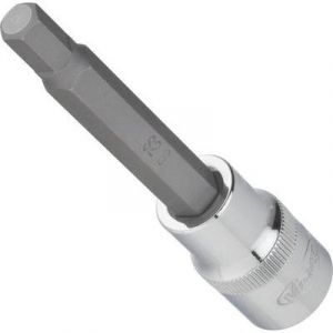 Vigor Carré femelle entraînement 12,5 = 1/2 Douille mâle à 6 pans intérieurs pour profil à 6 pans intérieurs V2077 L.100 mm