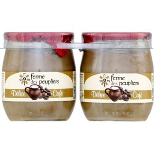 La ferme des peupliers Yaourts D&eacute;lice caf&eacute;