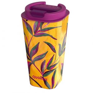 Quokka FLUX SUN GARDEN | TASSE &Agrave; CAF&Eacute; &Agrave; DOUBLE PAROI EN PP 450 ML