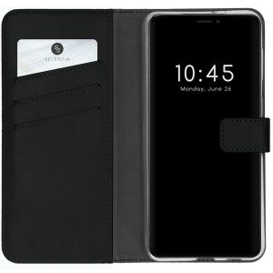 Selencia &Eacute;tui de t&eacute;l&eacute;phone en cuir v&eacute;ritable iPhone 13 Mini - Noir