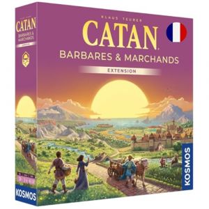 Kosmos Asmodee - Catan : Barbares & Marchands - Jeux de société -Refresh Extension Jeu de stratégie - 5 scénarios - Famille/initié - Dès 10 Ans - 2 à 4 Joueurs - Version Française