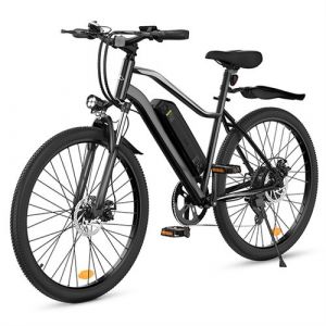 V&eacute;lo &Eacute;lectrique EB3 - 26 Pouces 250W,VTT &Eacute;lectrique Avec Batterie au Lithium Amovible 36V, Ville E-Bike avec 5 Vitesses, Autonomie 100Km