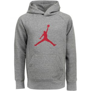 Jordan Hoodie ajust&eacute; Jumpman Logo Fleece Po Gris - Couleur Gris - Taille 8-10 ans