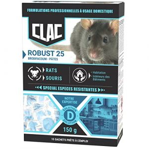 Raticide Souris et Rats – Souricide Professionnel Puissant, Mort aux Rats/Souris foudroyant pour intérieur