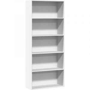 VidaXL Bibliothèque blanc 80x30x189 cm bois d'ingénierie