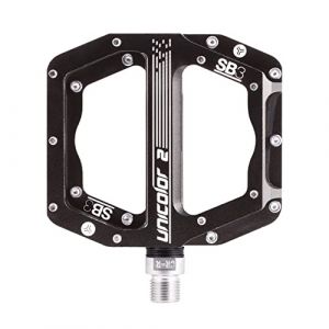 SB3 Paire de pedales plates unicolor 2 noir