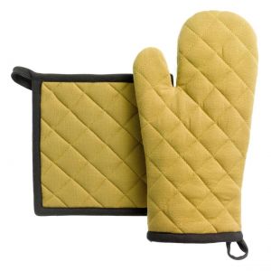 Winkler Lot gant de cuisine/manique recyclé Grace Badiane 15 x 32
