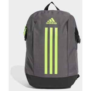 Adidas Mixte Power Backpack, Grey Strata/Lucid Lemon, One size
