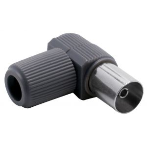 Metronic Fiche coaxiale coudée diamètre 9,52 mm - Femelle