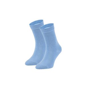 Zooksy Chaussettes Longues Coton Enfants Confortables Sport 24-29 Blue Sky