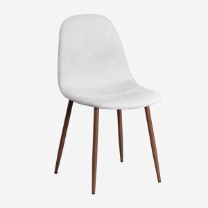 Pack 4 chaises de salle à manger Glamm SKLUM Bois foncé