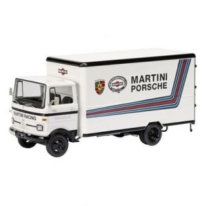 Image de Schuco 03520 - Mercedes Benz LP 608 camion atelier - Martini Racing - Echelle 1:43