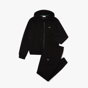 Image de Lacoste Ensemble de survêtement homme avec capuche Taille XXL Noir