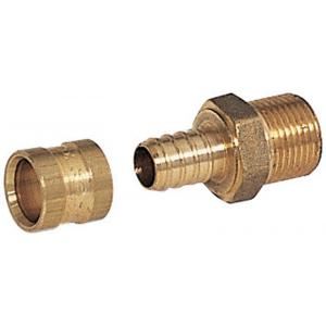 Image de Altech A511016011 - Raccord à glissement fixe mâle pour tube PER D12x17-12 (sachet 1 pièce)