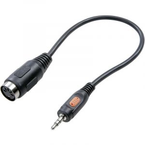 Image de Speaka professional Adaptateur audio SP-7869840 connexion DIN / Jack [1x Jack mâle 3.5 mm - 1x diode femelle 5 pôles (DI